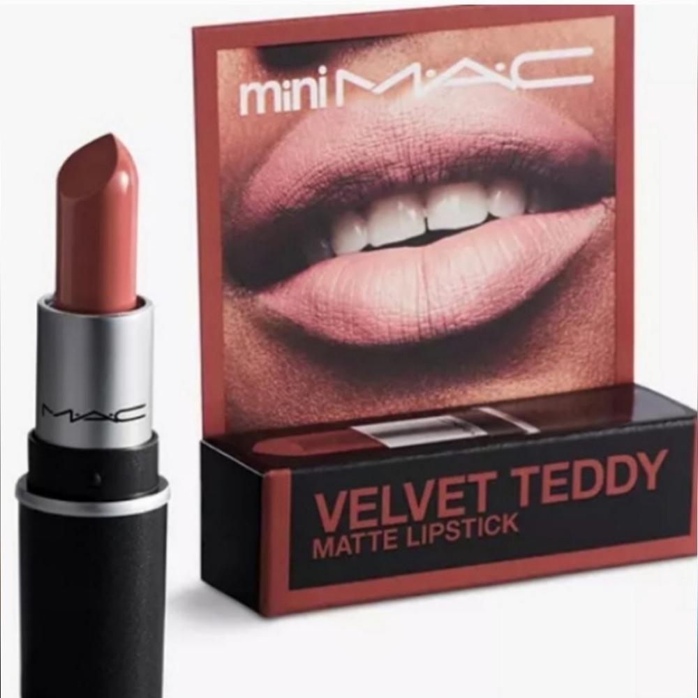 MAC Cosmetics Mini MAC Velvet Teddy Matte Lipstick  discontinued  NIB